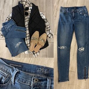 LUCKY BRAND ☘️ Ripped Skinny Jeans
